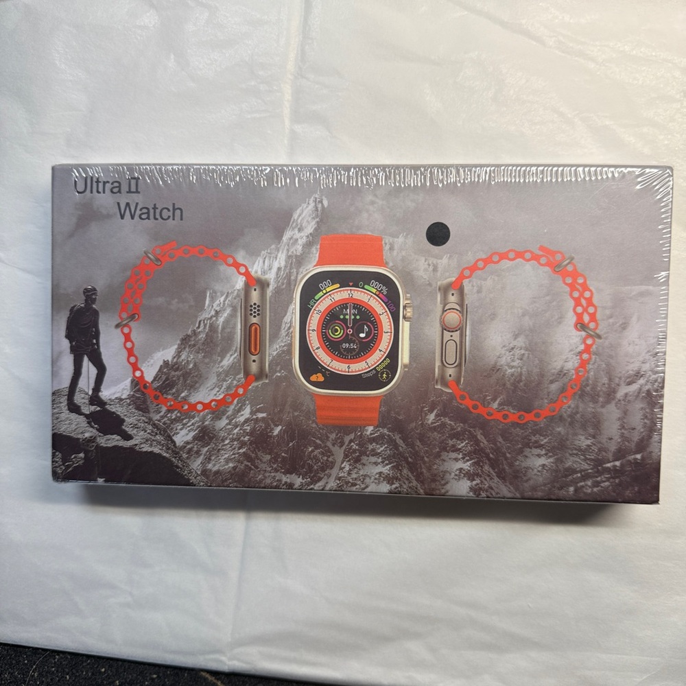 Ultra II Watch - Orange Band  For Men Woman Fitness Tracker